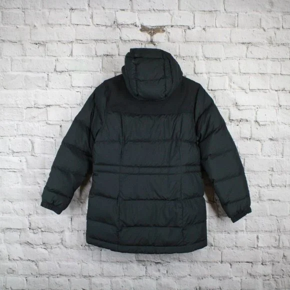 LL Bean Mountain Classic Down Sherpa-Lined Zippered Hooded Parka S Pet - Picture 9 of 10